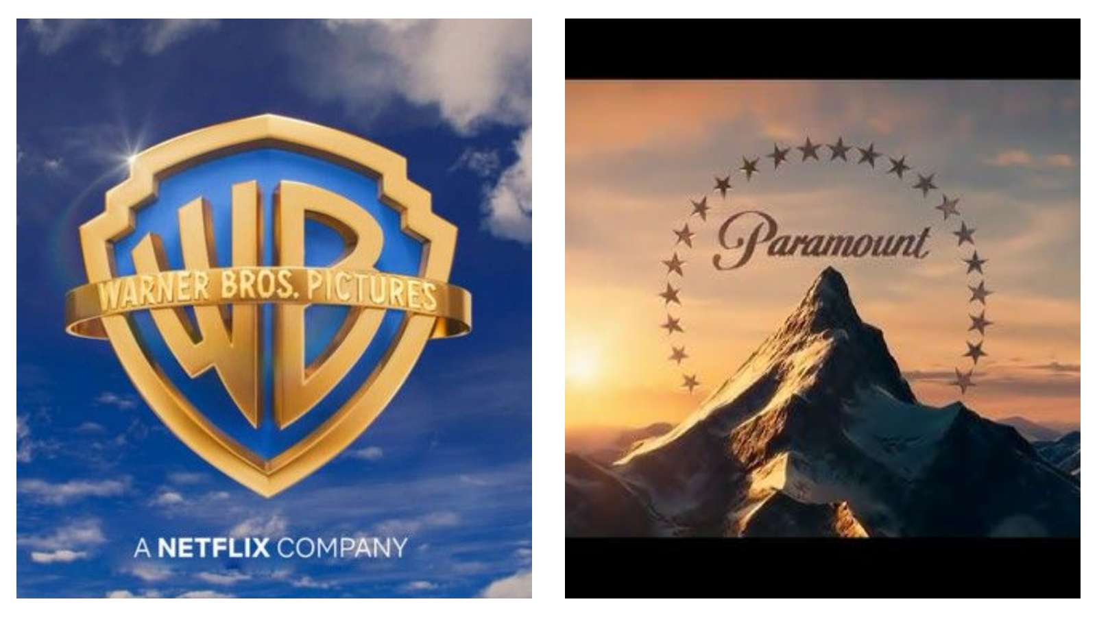 Warner Bros and Paramount logos