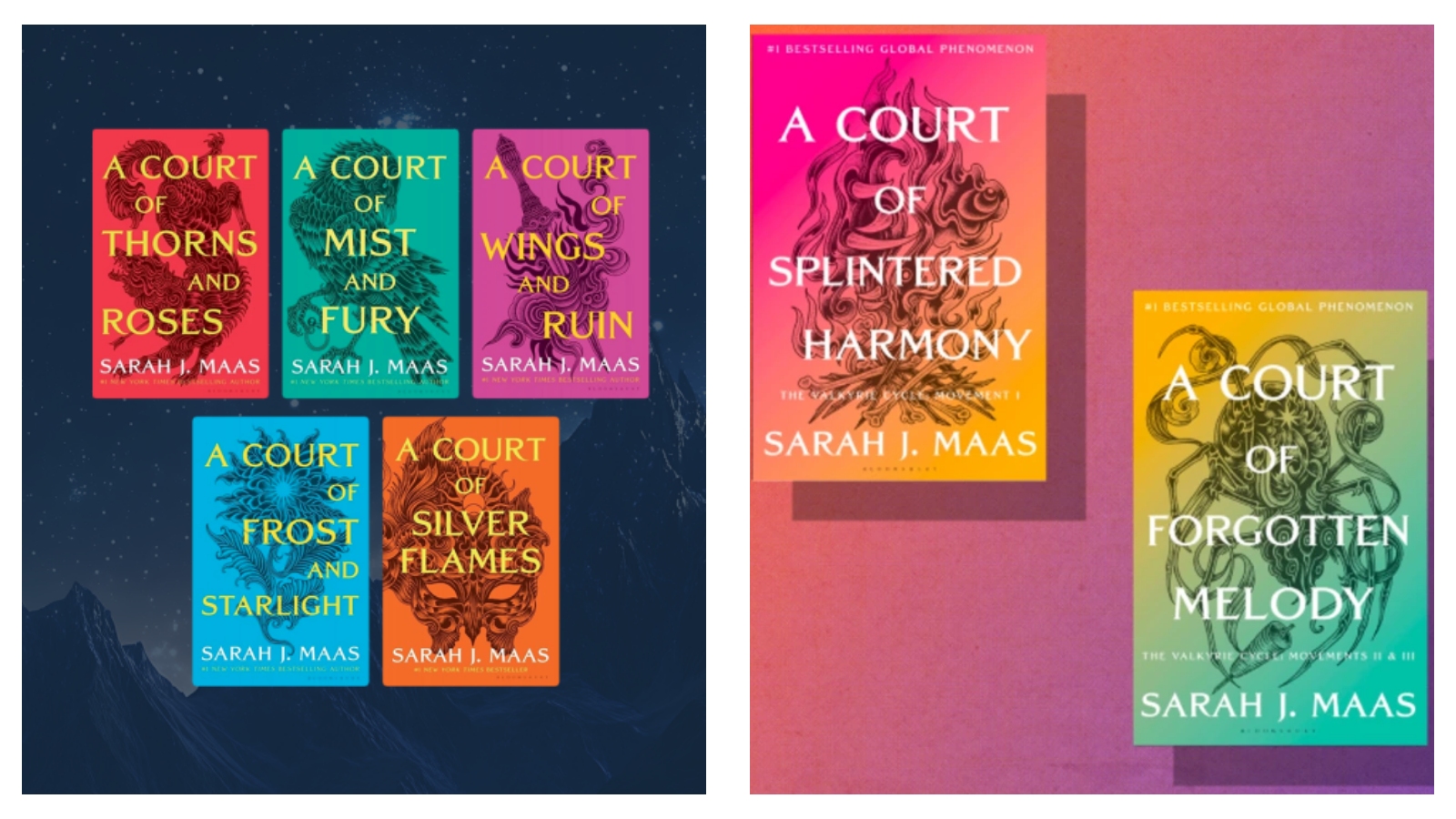 ACOTAR book series by Sarah J. Maas