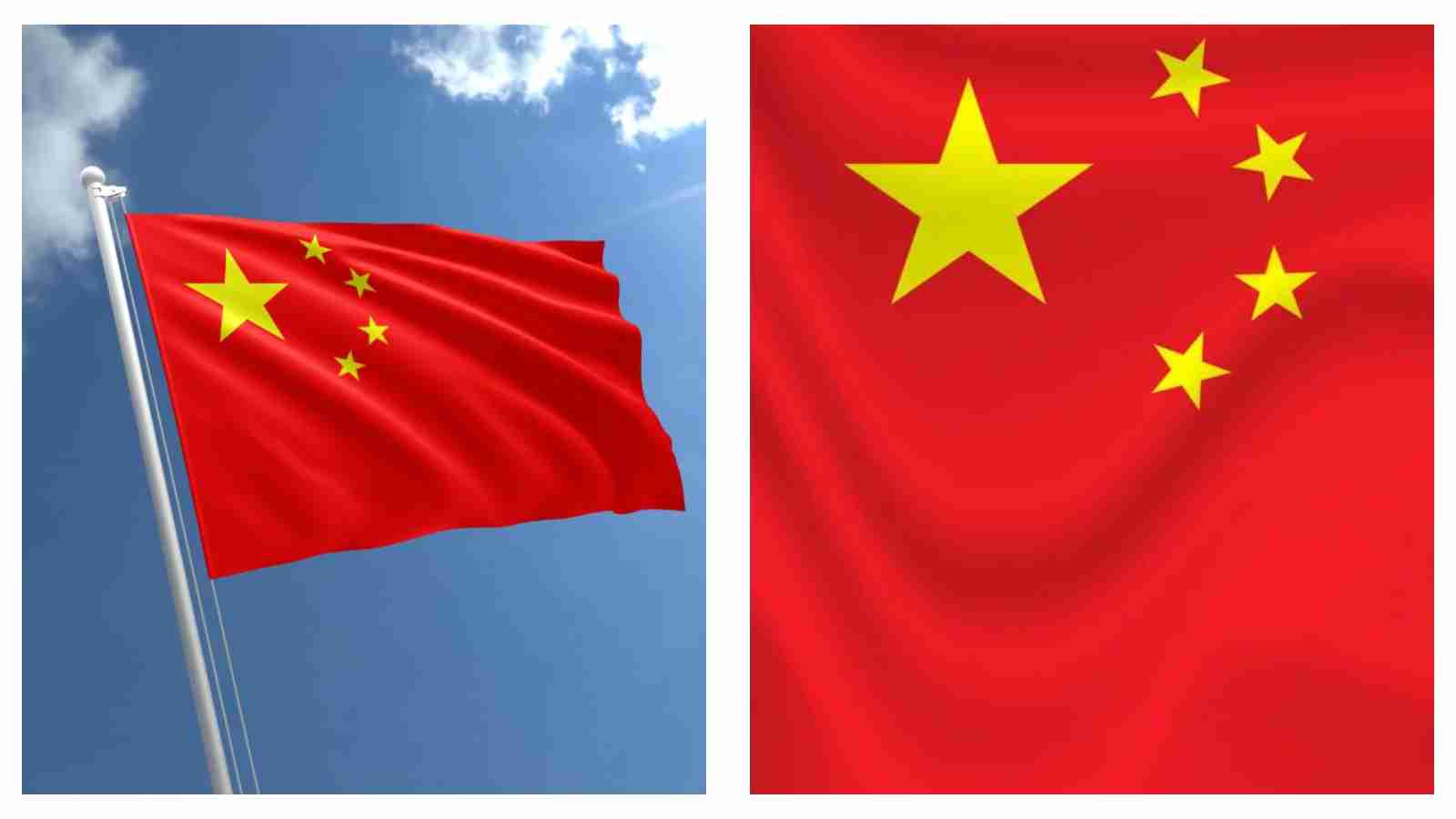China flag and generic