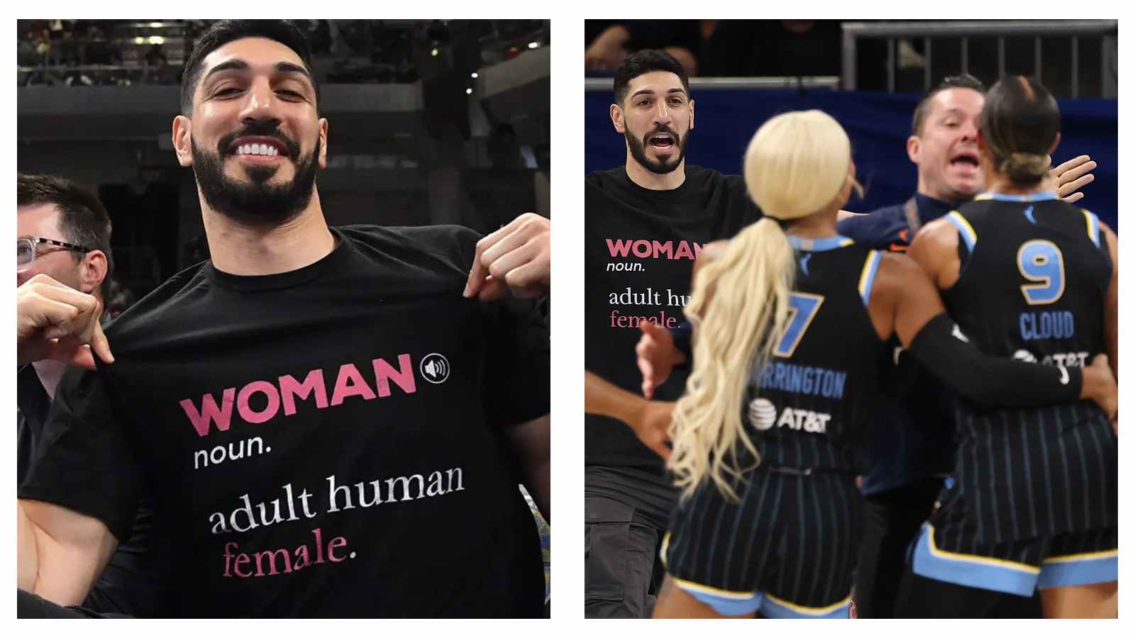 Enes Kanter Freedom and Natasha Cloud confrontation