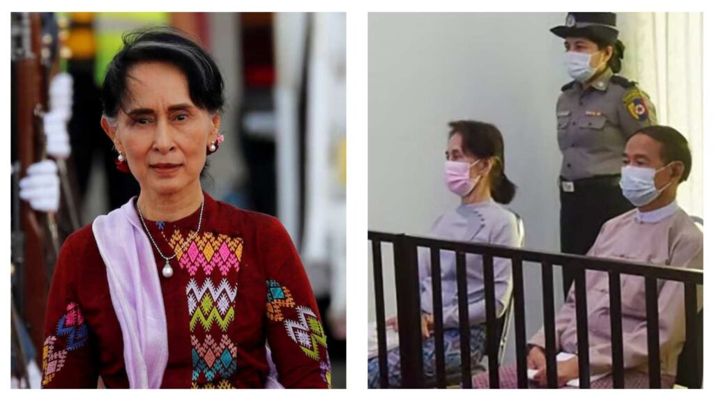 Former Myanmar leader Aung San Suu Kyi