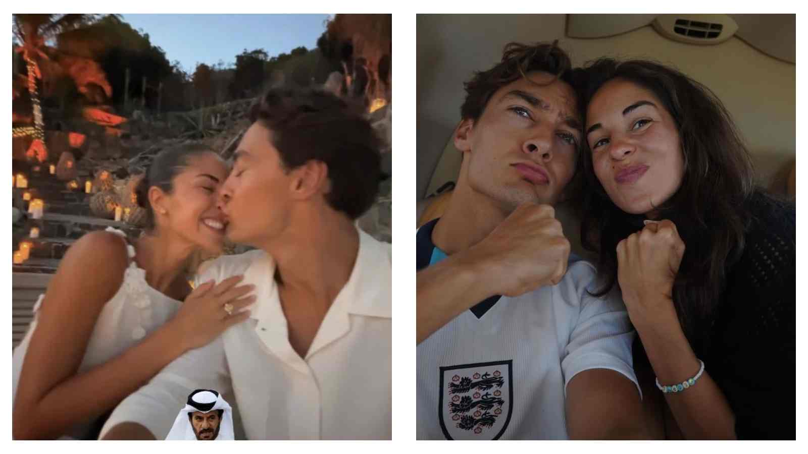 Formula 1 driver George Russell has announced his engagement to longtime partner Carmen Montero Mundt