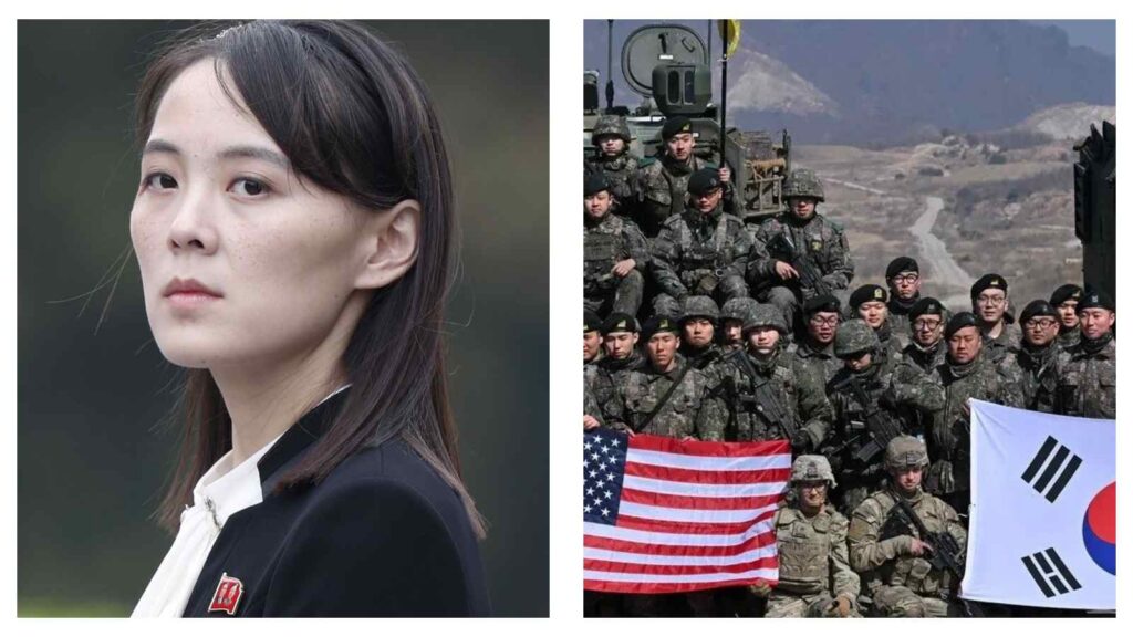 Kim Yo-jung and USA Korea drills