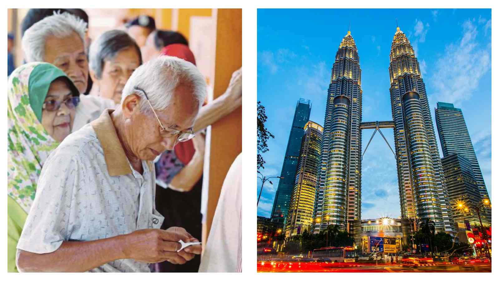 Old people in Malaysia