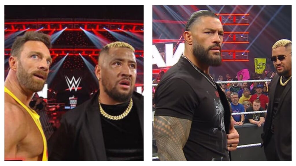 Solo Sikoa LA Knight team up WWE