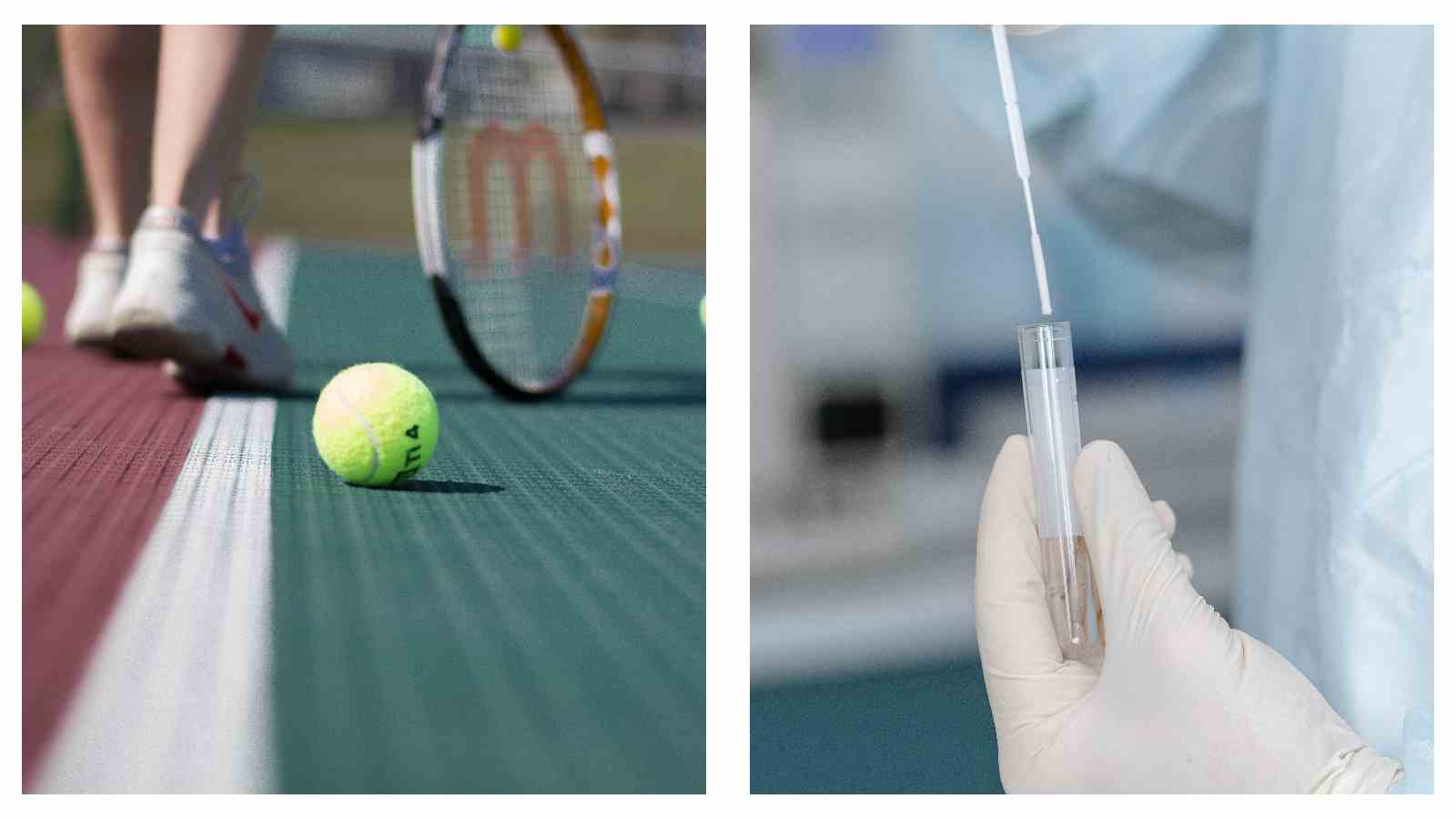 Tennis and swab