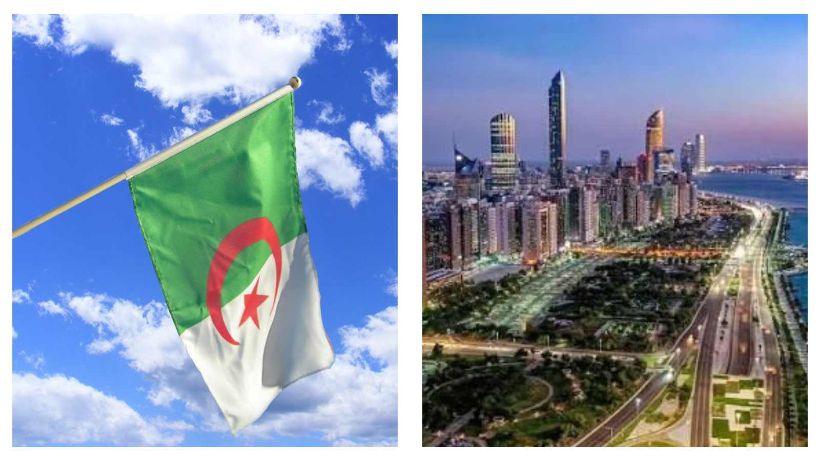 Algeria flag Abu Dhabi