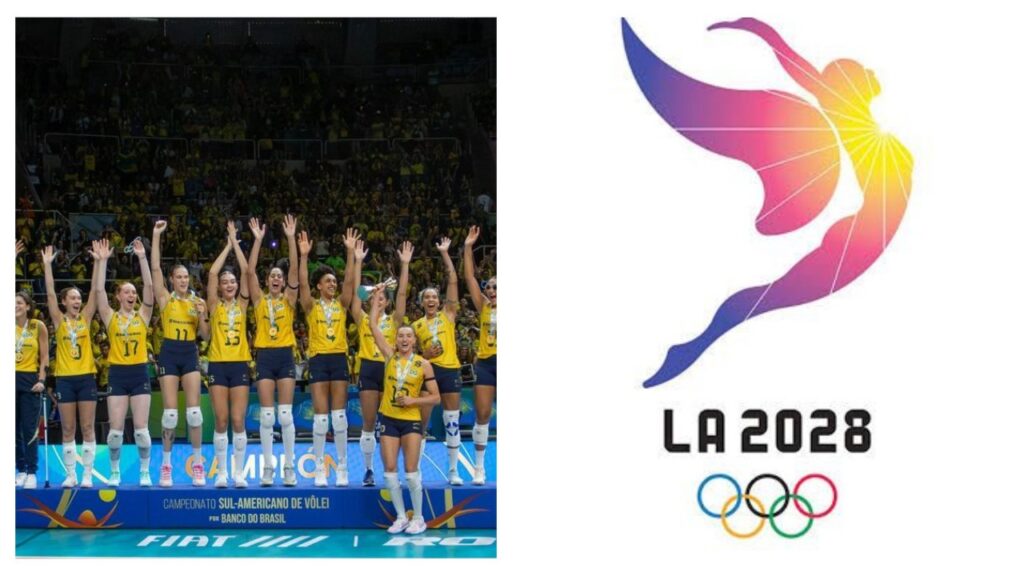 Brazil's women's volleyball team heads to LA Olympics 2028