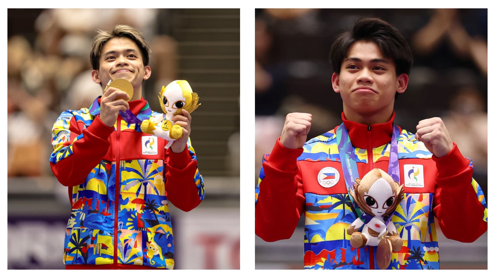 Carlos Yulo claimed a second 2026 Asian Games gold while brother Eldrew won bronze