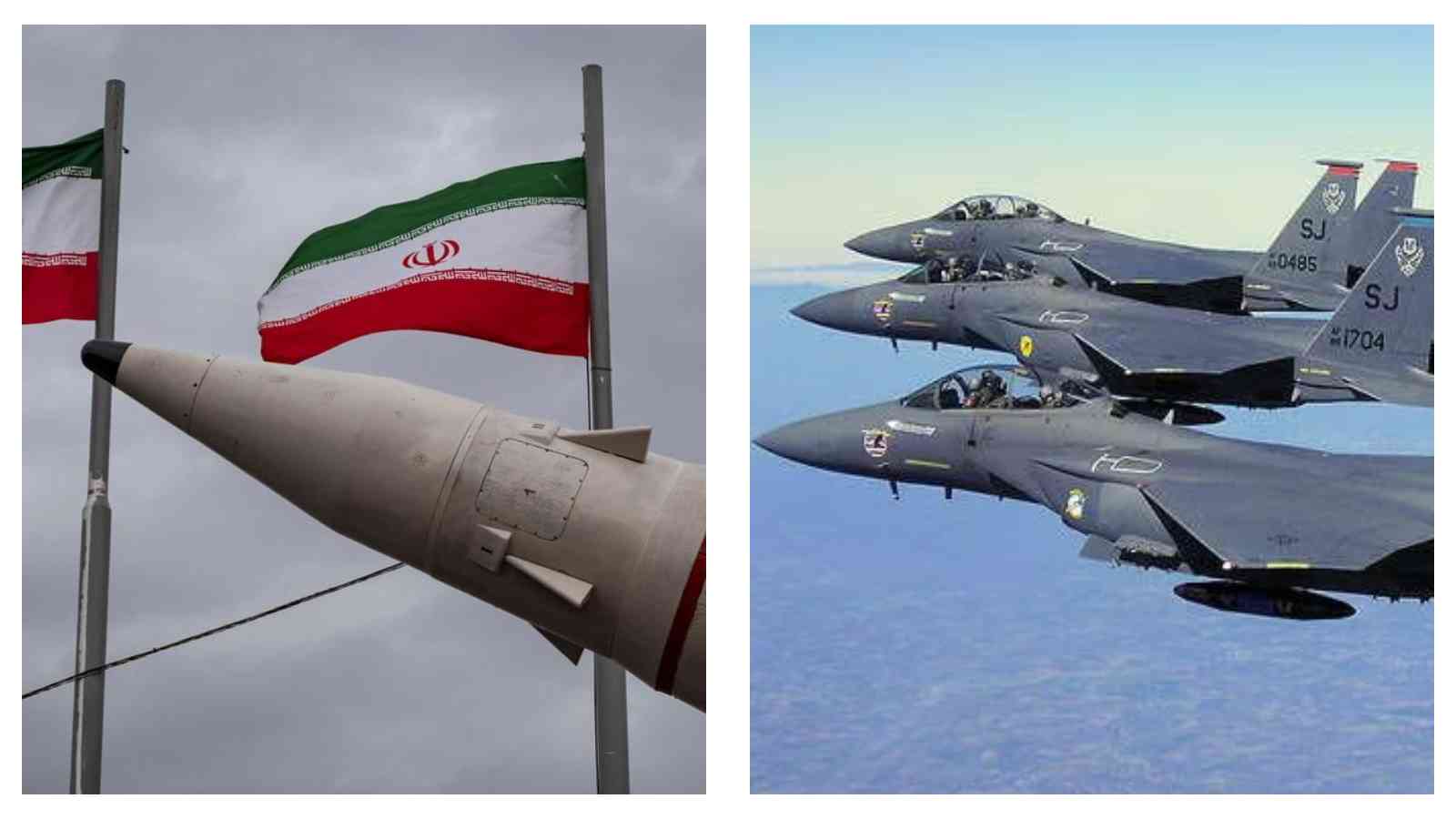 Iran missiles US air craft