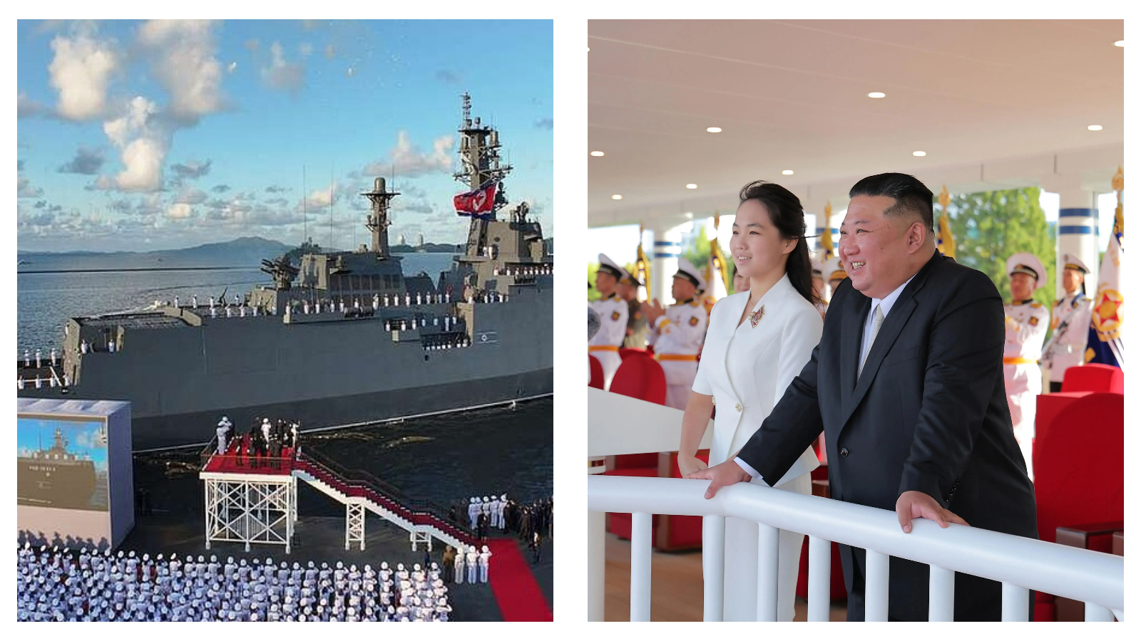North Korea unveils destroyer