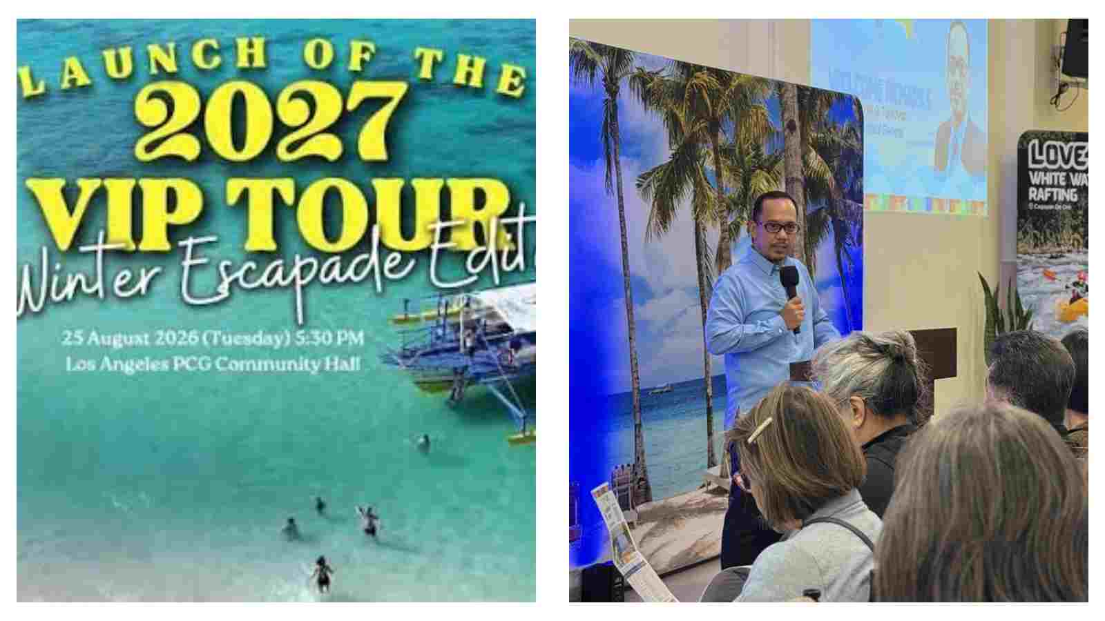 Registration is now open for the 2027 Very Important Pinoy (VIP) Tour: Winter Escapade Edition, welcoming Filipino-Americans to tour the Philippines.