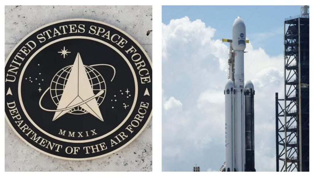 US Space Force and rocket launcher